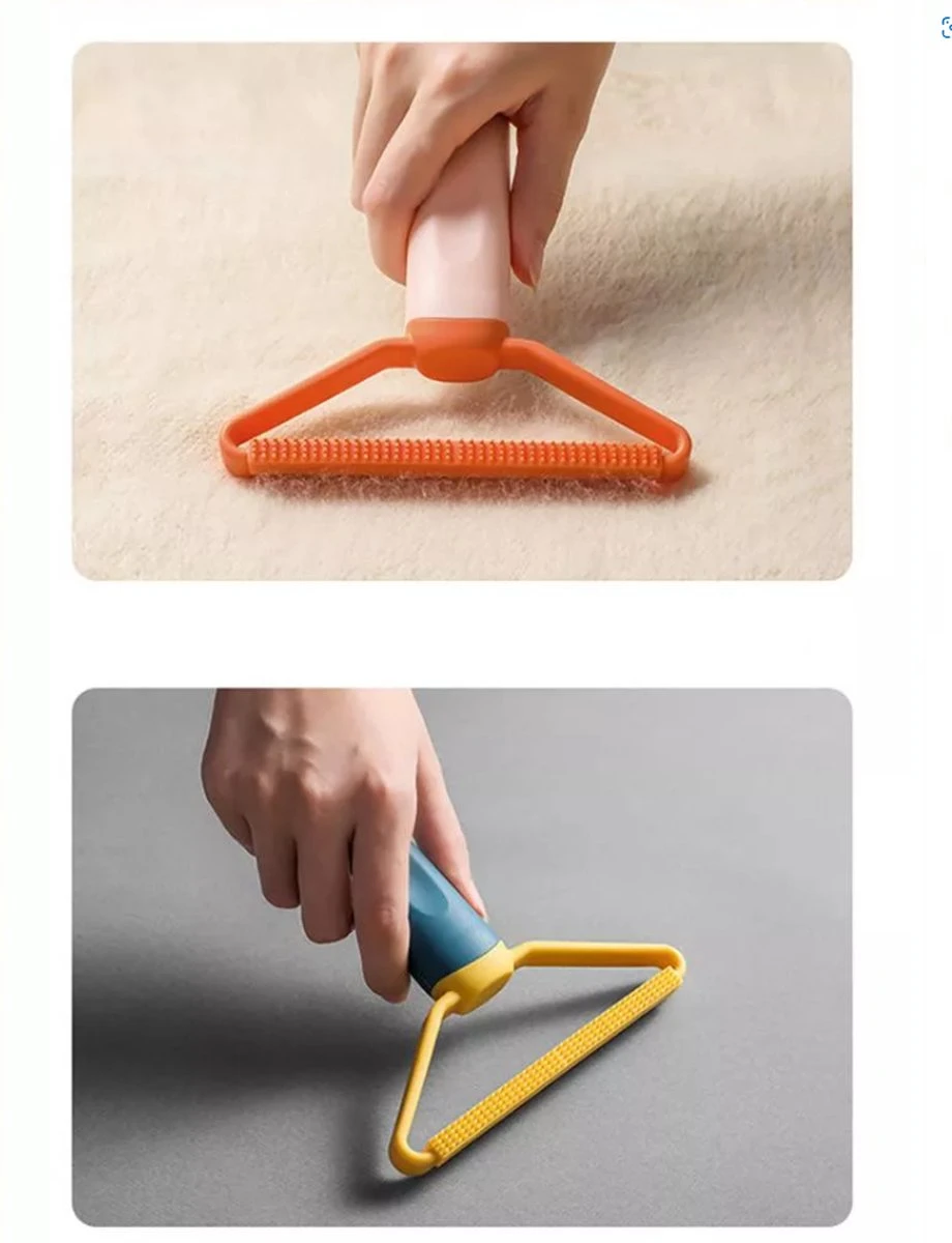 PRO-Deals | Dierenhaar Verwijderen - Haar Verwijderen - Type 1 - Kleur Oranje / Roze - Kattenharen - Vachtverzorging - Hondenharen - Pluizenverwijderaar - Haaruitval - Kledingreiniger - Afbeelding 3