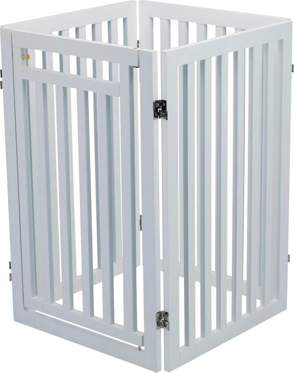 Trixie Hondenhek Met Deur Wit - 60-160 X 81 CM - Afbeelding 7