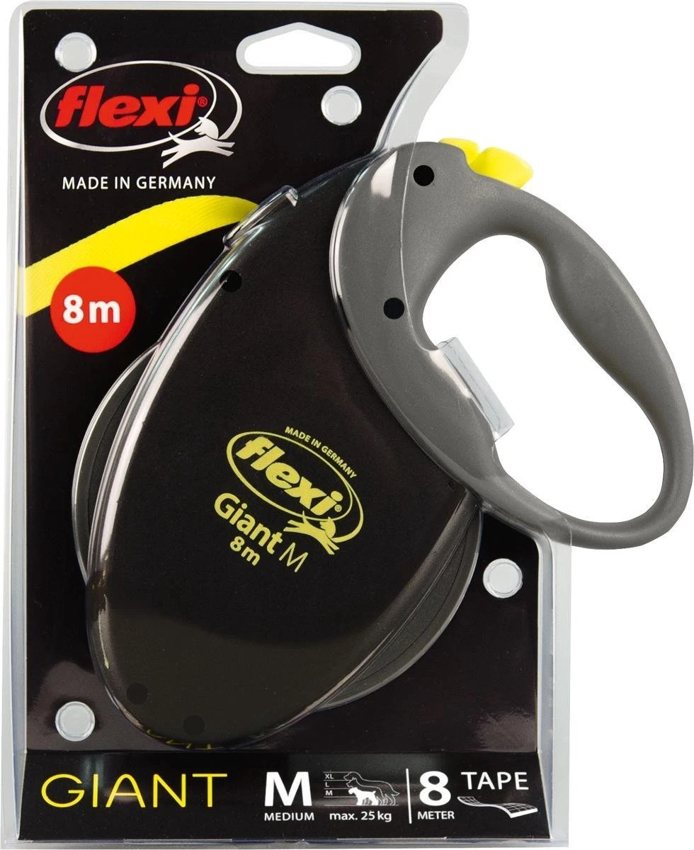 Flexi Giant Tape - Hondenriem - Zwart - M - 8 M - (<8 Kg) - Afbeelding 10