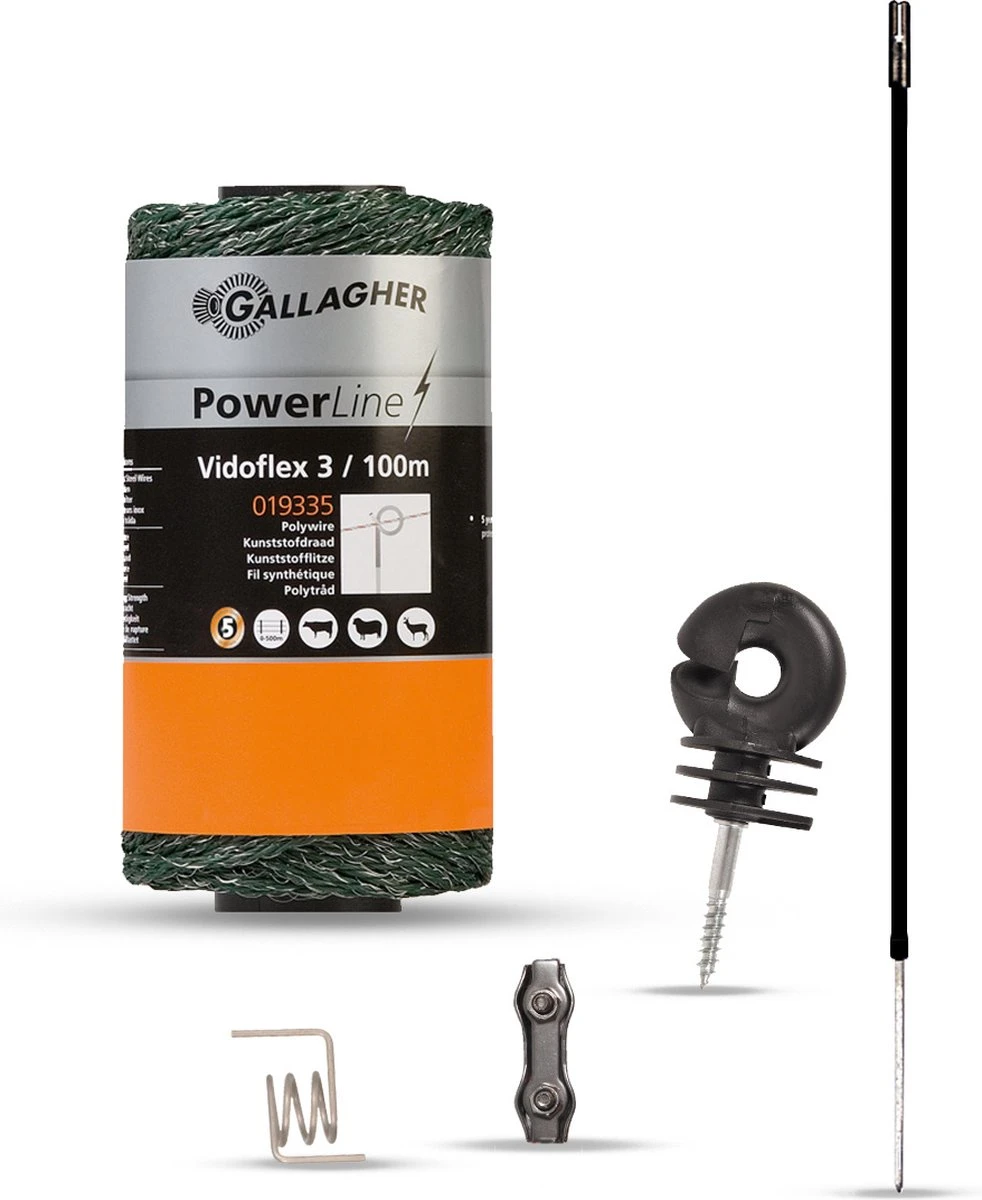 Gallagher Schrikdraad Voor Honden En Katten - Complete Set - 33 Meter - 50 Cm Hoog - Afbeelding 2
